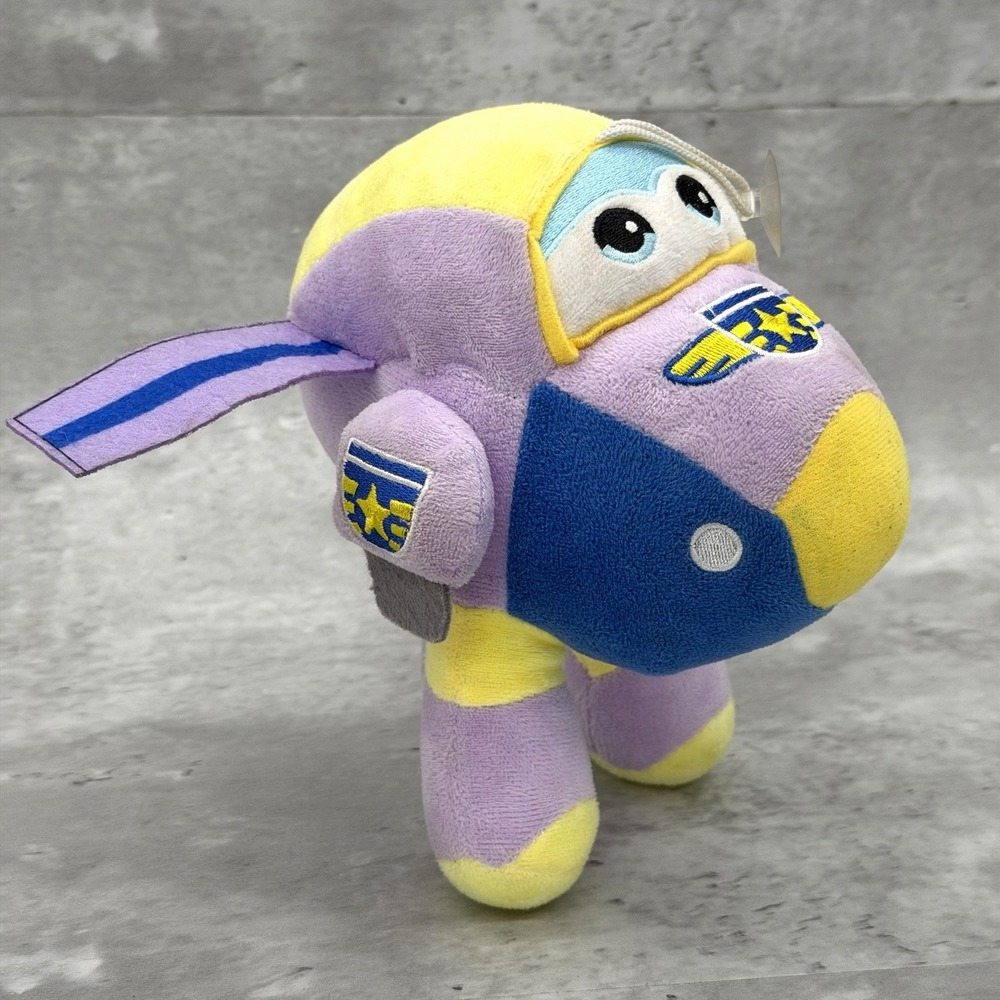 Rare!!  Super Wings - Soft Toy Plush - TV Character Series Crystal The Jett